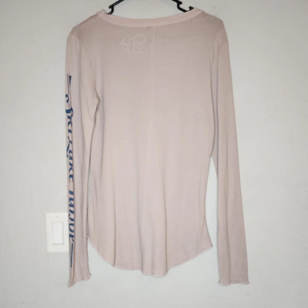 NWT Chaser Waffle Long Sleeve Thermo Beige Shirt Ski Lake Tahoe Size Small